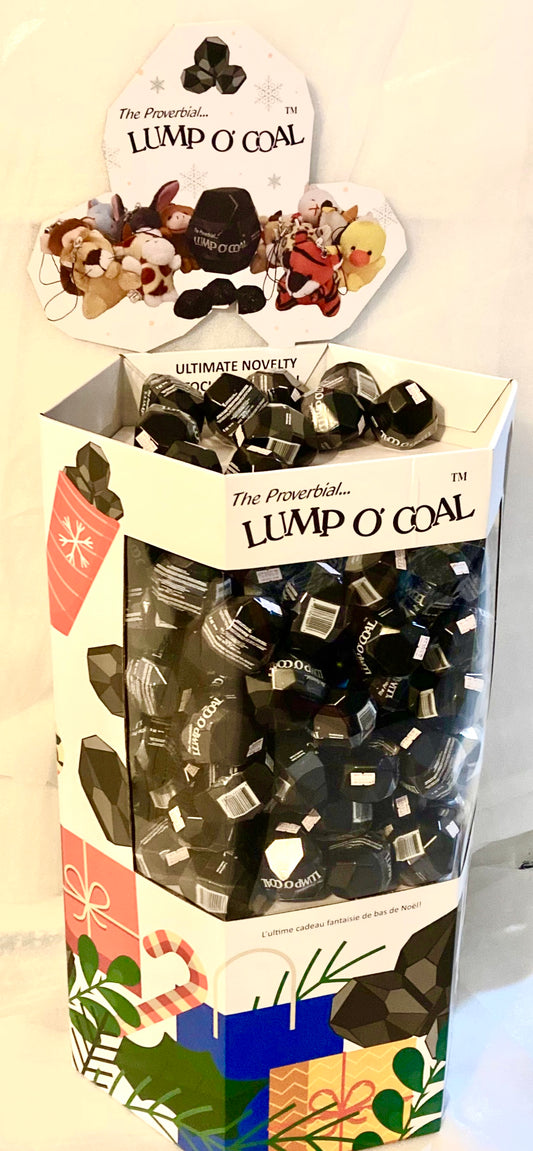 Lump O' Coal Floor Display with 96 Coal