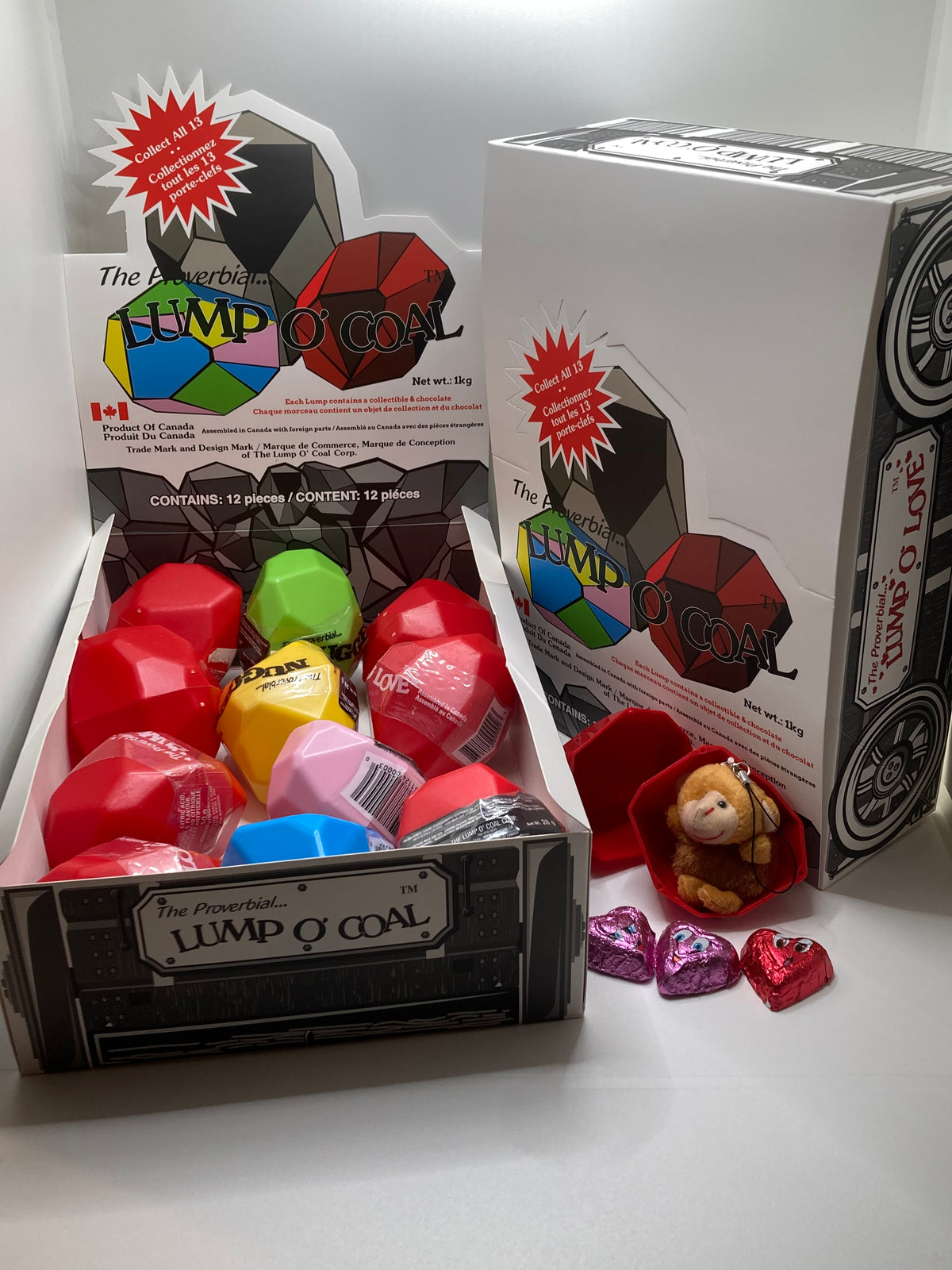 Lump O' Coal Case of 72- Prepack of Counter Pop-up Displays