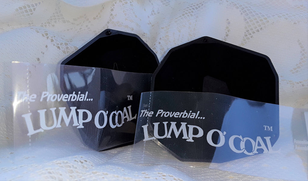 Lump O' Coal Container with Shrink TM label only - The Proverbial Lump O' Coal TM